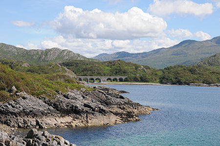 The Princes Cairn, Left Centre, and Loch nan  Uamh 