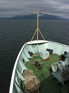 Approaching Arran