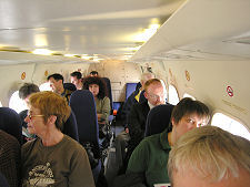 Twin Otter Cabin, Looking Backwards