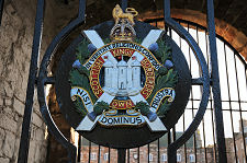 KOSB Crest on Main Gate