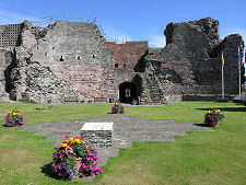 Interior of the Castle, Looking North