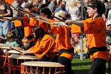 Drummers at the Mela Festival