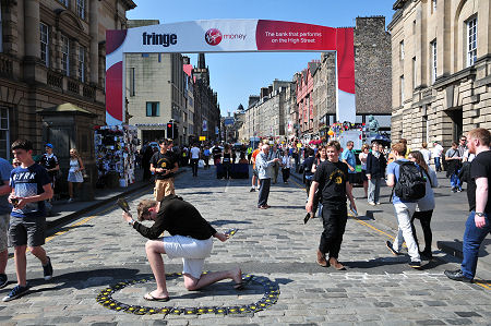 The Royal Mile During the Festival