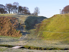 Wall Seen Across Rowantree Burn 