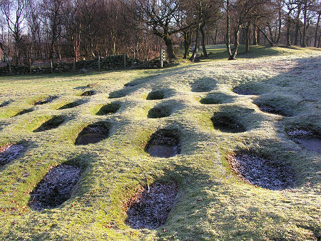 Defensive Pits or Lilia on the North Side of the Wall