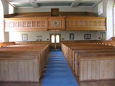 Looking West Inside the Kirk