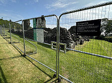 Fenced-Off Ruins...