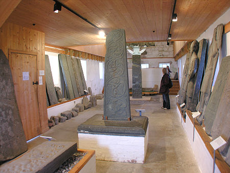 Iona Abbey Infirmary Museum, Looking West