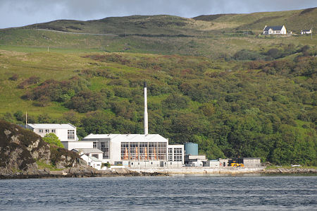 Caol Ila Distillery Seen from the Jura Ferry