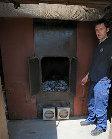 Peat Furnace Under Kiln