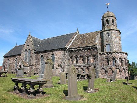 Leuchars Parish Church from the South-East