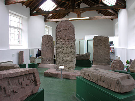 View of the Museum with the Rear of Meigle 2 in the Centre