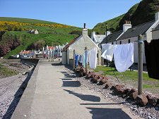 Village and Washing Lines