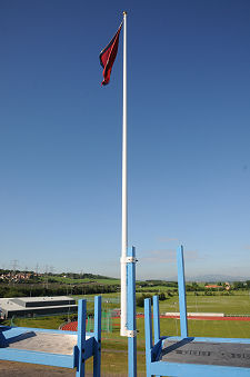 The Flag and the View East