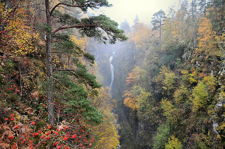 Corrieshalloch Gorge Seen from the Viewpoint