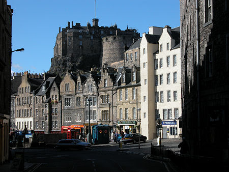 Edinburgh's Grassmarket: West Port lay at the far end of it.