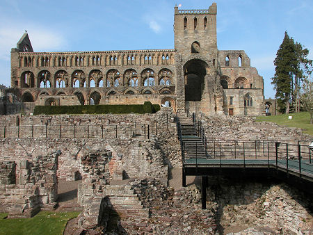 Jedburgh Abbey, Where Yolande de Dreux Married  King Alexander III