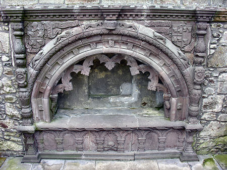 The Tolquhon tomb, Burial Place of William Forbes and his wife, Elizabeth Gordon