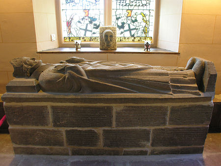 Effigy of St Kessog in Luss Church