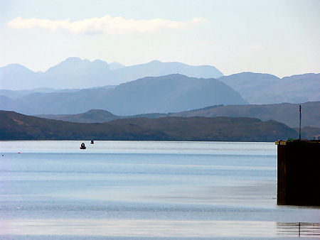 Torridon Mountains Seen from Altbea Across Loch Ewe