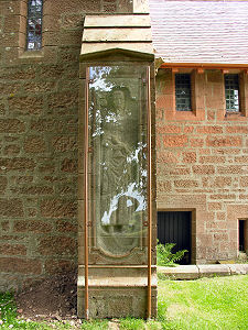 Stone Said to be St Molaise's Grave Marker on Arran