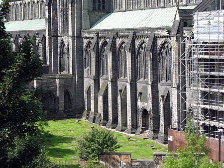 Glasgow Cathedral Churchyard, where Charles Macintosh is Buried