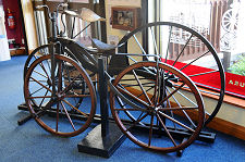 Bicycles on Display in Dumfries