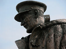 Closeup of the Memorial