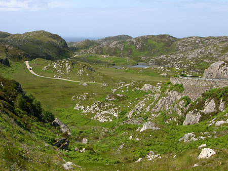 The Single Track B869 North of Lochinver