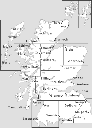 Clickable Map of Scotland