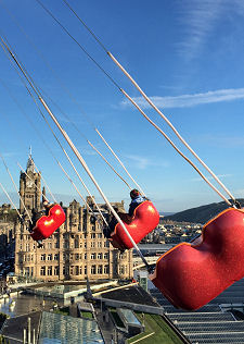 View from Edinburgh's Star Flyer