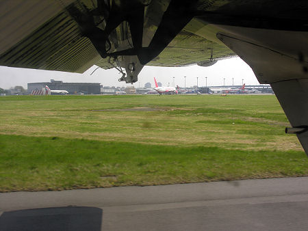 Arrival at Glasgow Airport