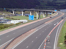 The M90 at Friarton Bridge, Perth