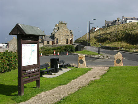 The Old End (or Start) of the Speyside
				  Way in Buckpool