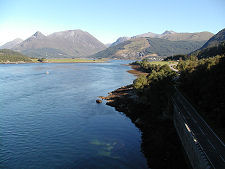 Glencoe from the Ballachulish Bridge