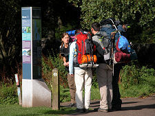 Walkers at Balmaha