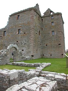 Tower House Exterior and Courtyard