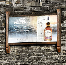 Sign On Distillery Wall