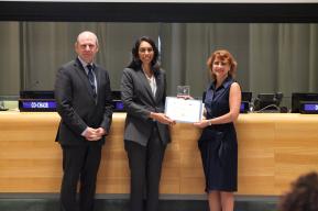 Transcultura reçoit le Prix des partenariats des PIED 2024 de l'ONU lors d'une cérémonie officielle au siège des Nations Unies à New York