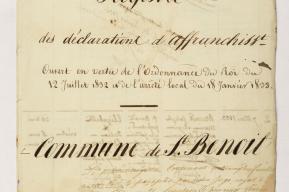Registers identifying enslaved persons in the former French colonies (1666-1880)
