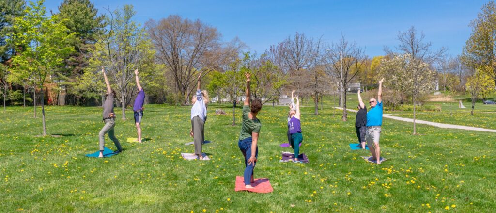 Ashley Flowers Outdoor Yoga, Photo Credit: PGM Photography