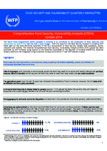 WFP Armenia - Comprehensive Food Security and Vulnerability Analysis 2019