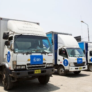 WFP trucks