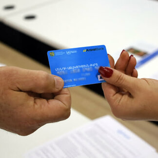 Credit card WFP beneficiaries can shop with in Armenia