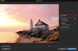 Tone Length on HDR