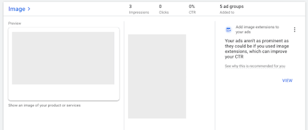 google ads image extensions placement ratios
