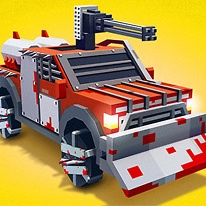 Zombie Derby: Blocky Roads