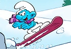 Smurfs Snowboard