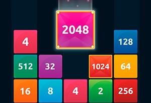 2048: x2 Merge Blocks