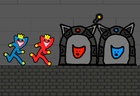 Red and Blue Stickman Huggy 2